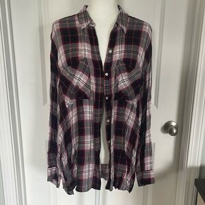 Express plaid button down lightweight!